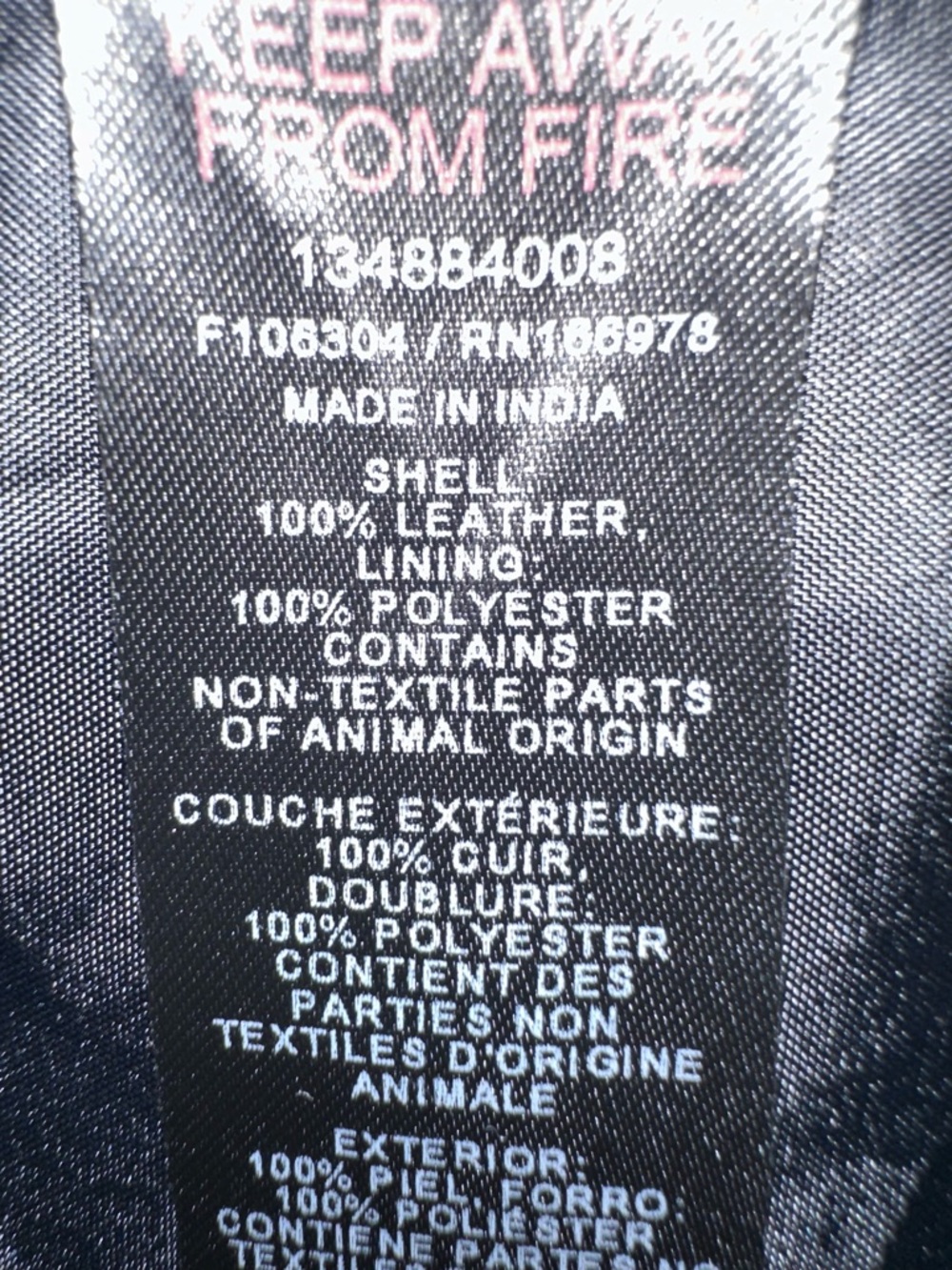 Topshop Real Leather Distressed Black Jacket Oversized Zip Utility Moto Size 12 - Picture 8 of 12